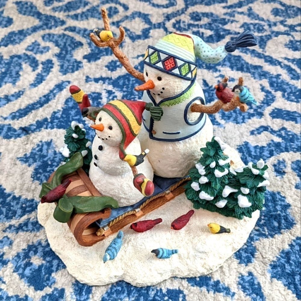 LENOX  - FROSTY COLLECTION" The Best Kind Of Day" Sculpture